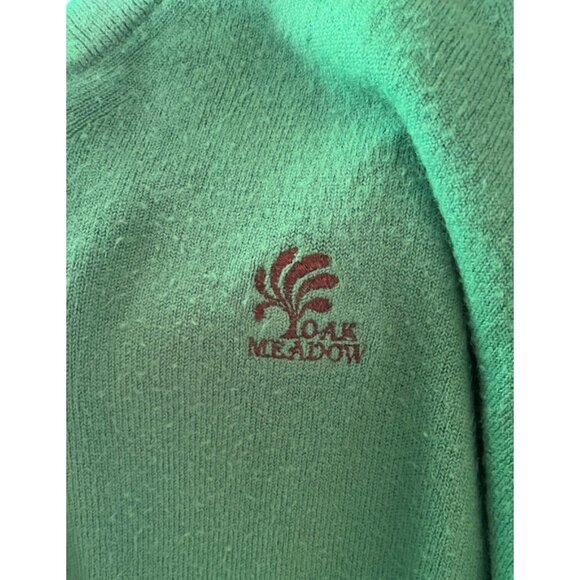 Bundle Of Four Mens Medium Sweaters Oak Meadow Golf Course Green Black Maroon - Picture 3 of 5